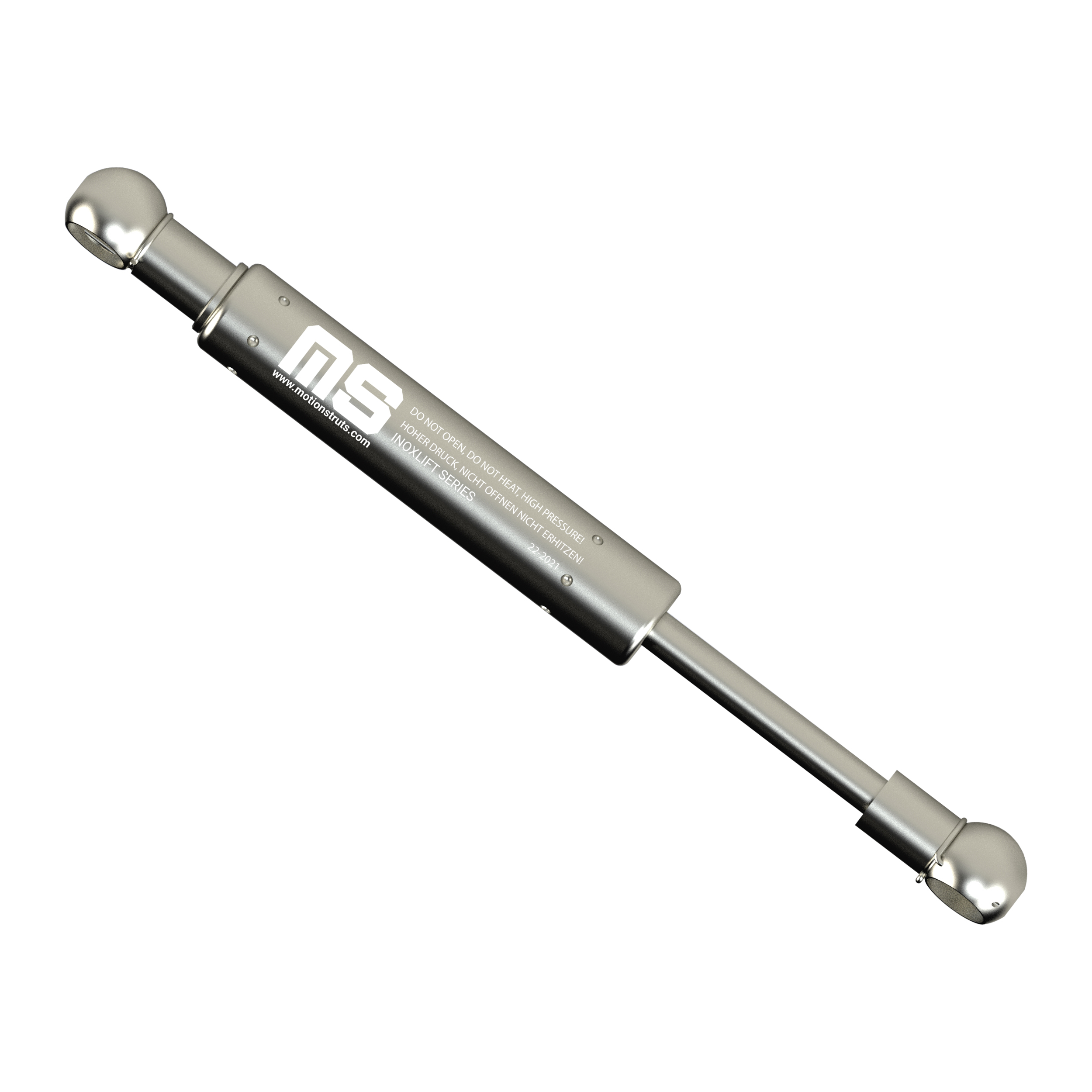 IL08BA-50-186-F1 Stainless Steel Gas Spring