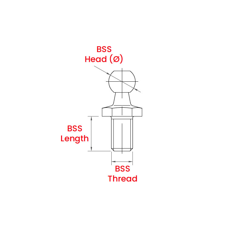 BSS23-03 Ball Stud
