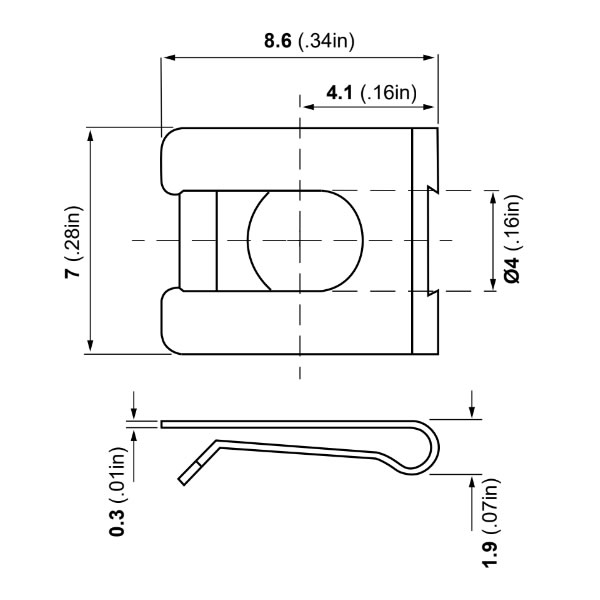 CCR23-05 Clevis Retainer