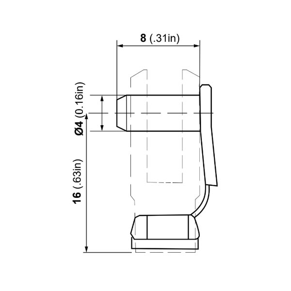 CLP23-05 Clevis Locking Pin