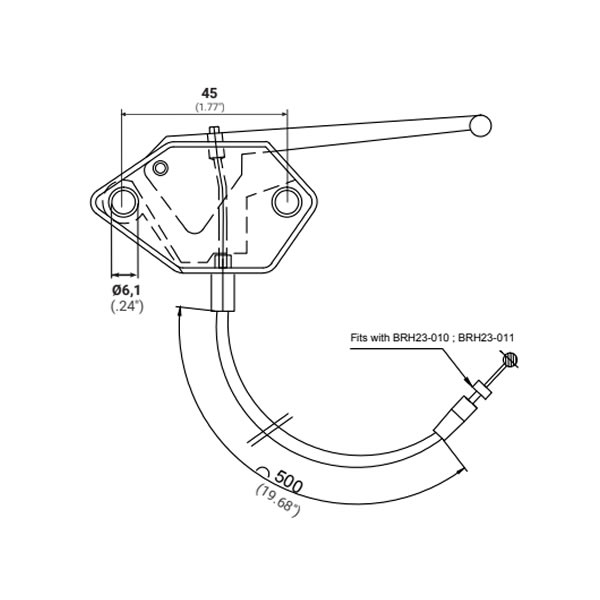 RHC23-900 Release Handle Control