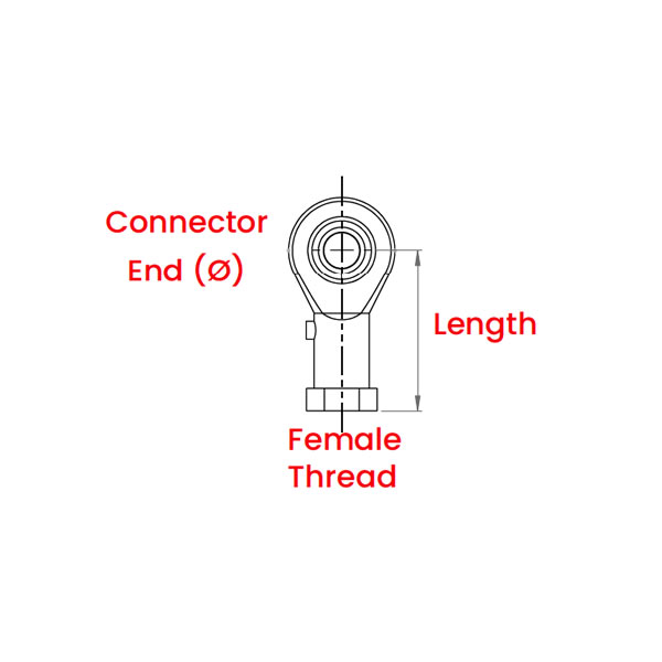 MG54 Spherical Eye Fitting